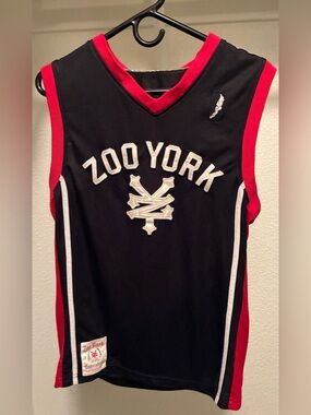 Zoo York Black & Red Basketball Jersey -Y2K